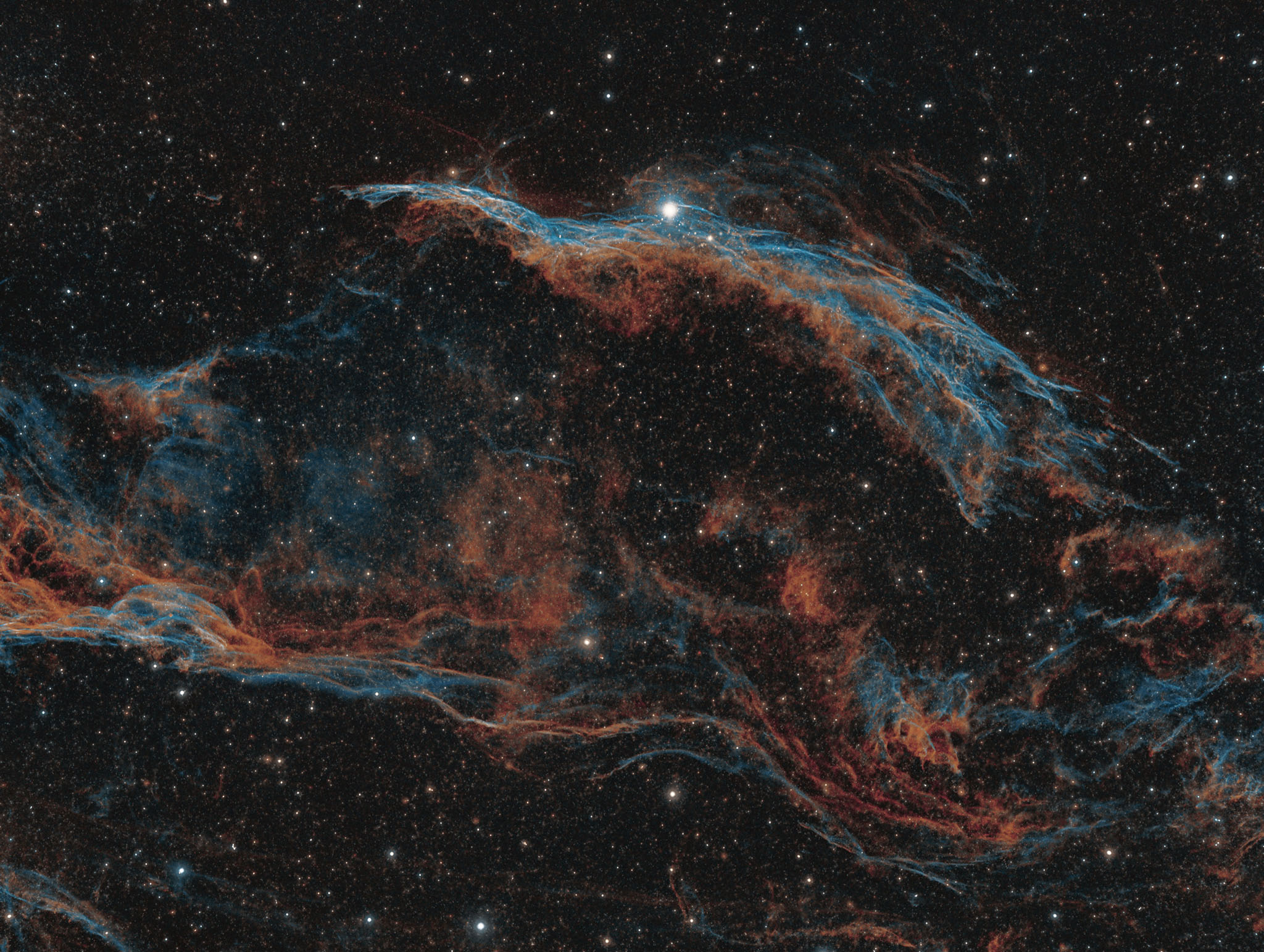 NGC 6960 the Western Veil Nebula