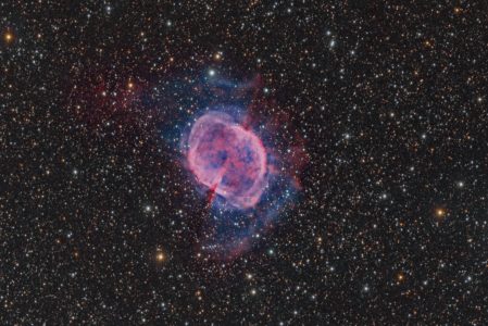 M27 der Hantelnebel neue Aufnahme vom Juli/August 2018