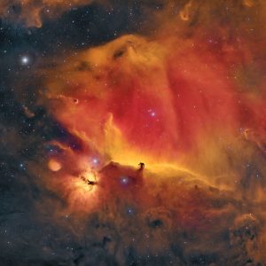 Ic434 und der Pferdekopfnebel