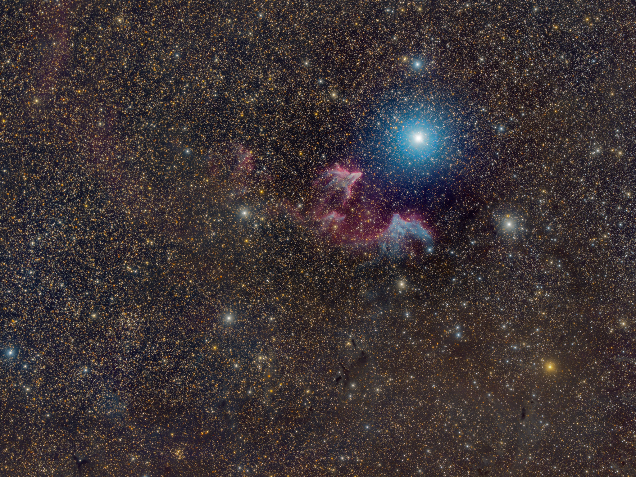 Ic 63, der Geisternebel